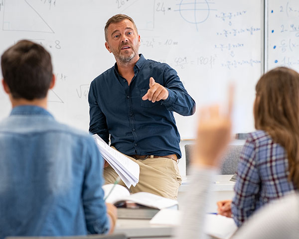 two marketing professionals reviewing 